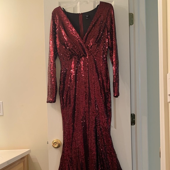 braelynn formal sequin mermaid dress